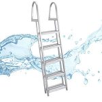 RecPro 5 Step Removable Boarding Boat Ladder