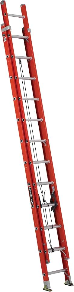 Louisville Ladder 24-foot Fiberglass Extension Ladder, Type IA