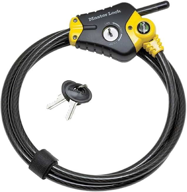 Master Lock Python Adjustable Cable Lock, 6 ft