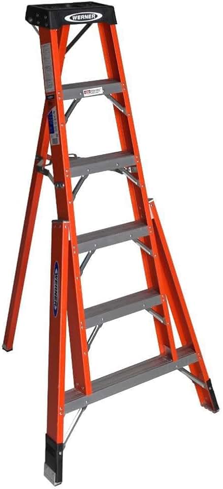 Werner FTP6206 Fiberglass Tripod Ladder, 6-Foot