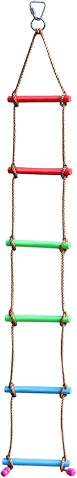Rainbow Craft 6.6 ft Climbing Rope Ninja Ladder