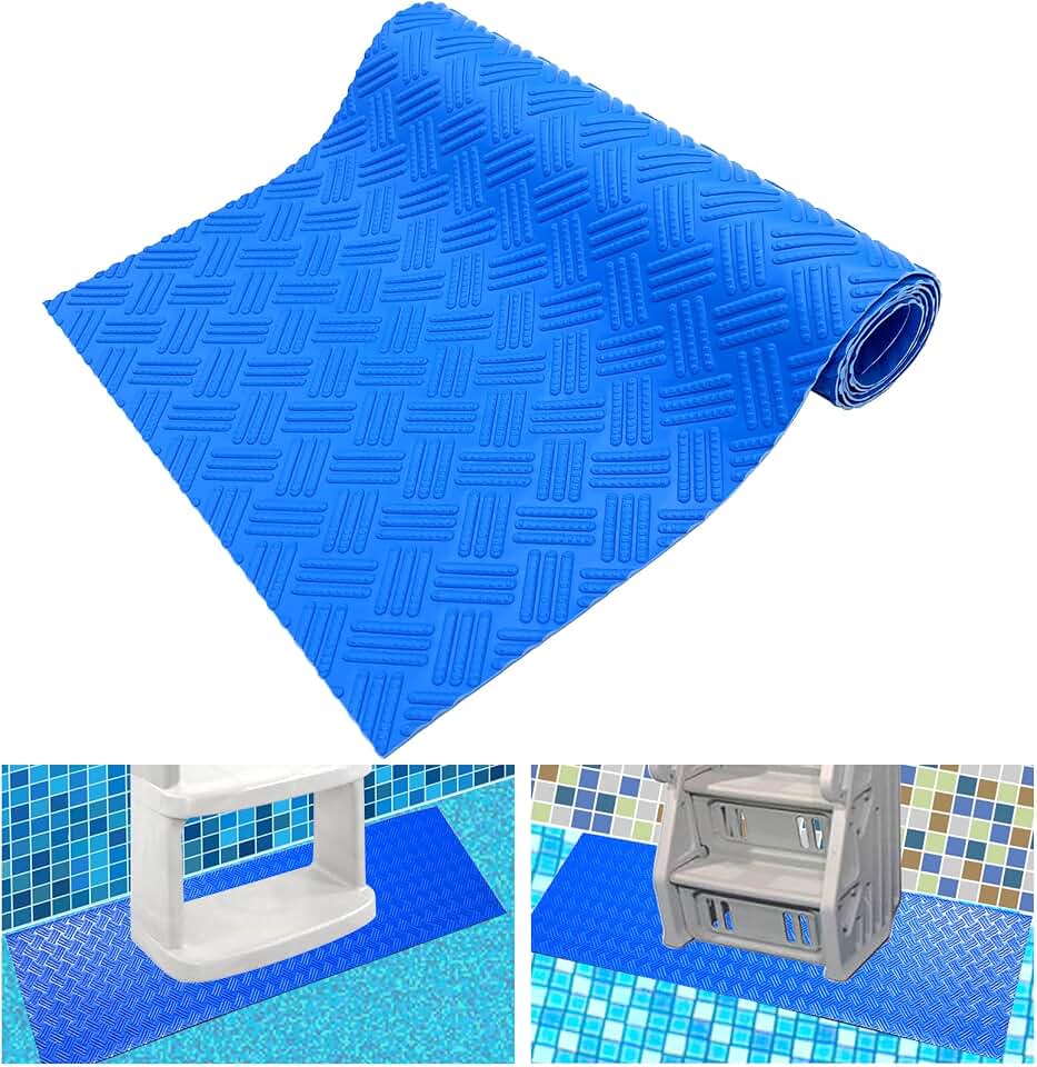 Swimming Pool Ladder Mat, 36 x 17 Inch