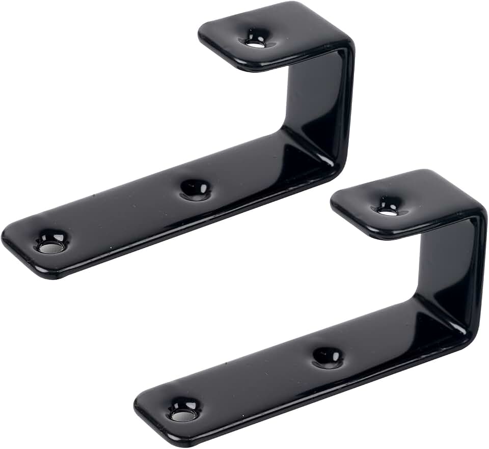 2-Pack Black Bunk Bed Ladder Hooks