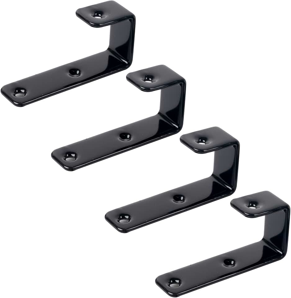 4-Pack Black Bunk Bed Ladder Hooks