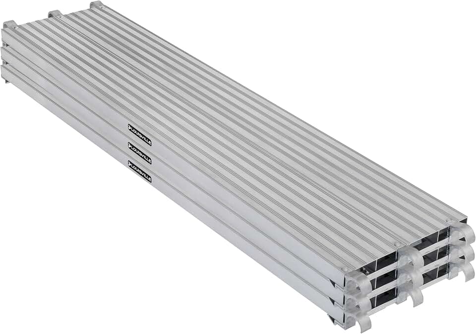 Louisville Ladder 7 ft x 19 in Aluminum Scaffolding Platform, 3-Pack