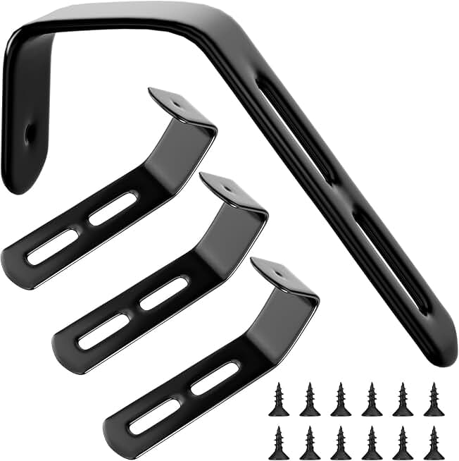 Angled Bunk Bed Ladder Hooks, 4 Sets