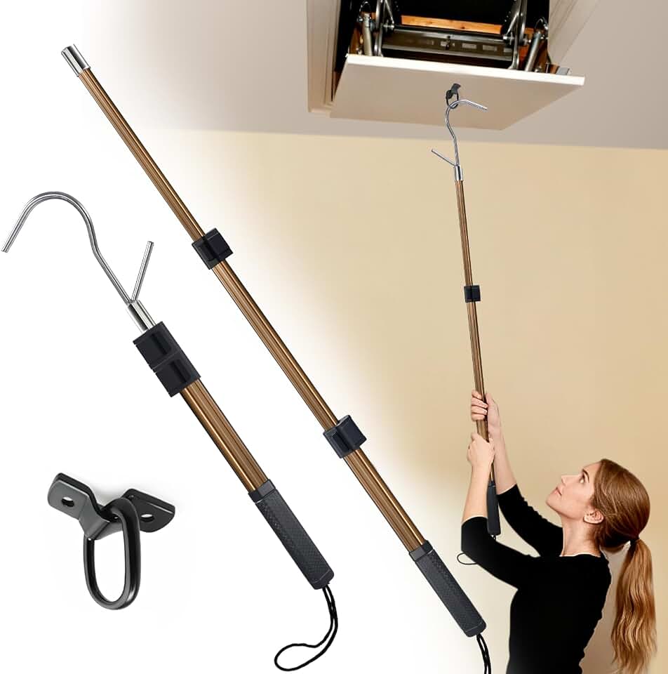 Attic Ladder Pull Down System, 20-40 Inch