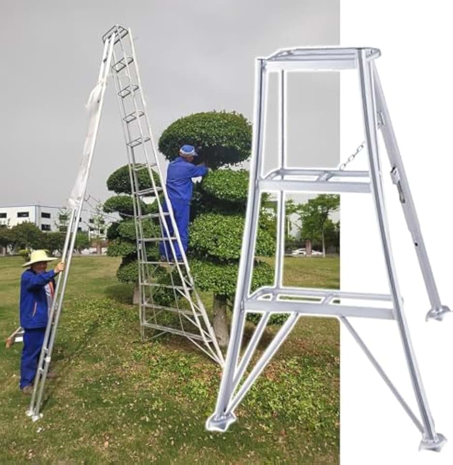 Adjustable Patio Pruning Tripod Ladder